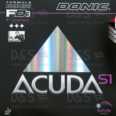 DONIC Belag Acuda S1 Noir - Noir max., Noir - Noir max.