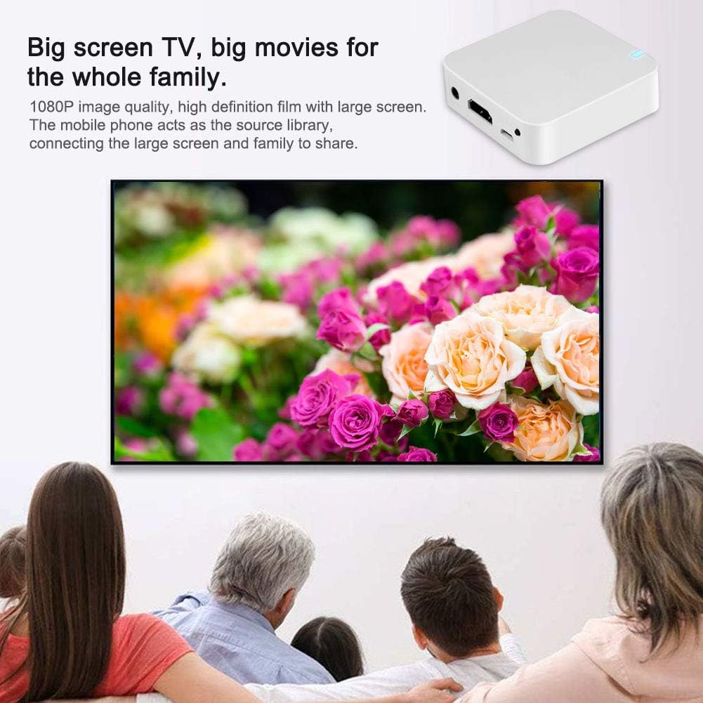 Wireless Smart Auto WiFi Display Box AV + HDMI Bildschirm Mirror Box Airplay unterstützt Handy,Lapto