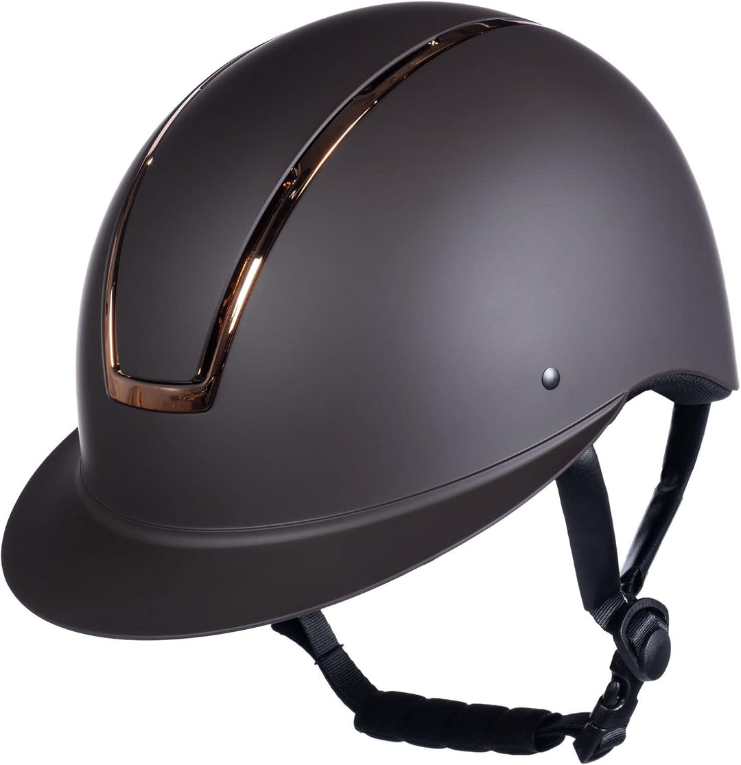 HKM Damen Lady Shield Helme, 2407 Braun/Rosegold, M