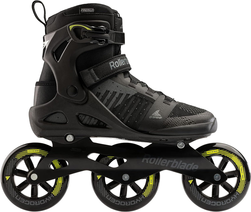 Rollerblade MACROBLADE 110 3WD Inline Skate 2022 Black/Lime 41, 41