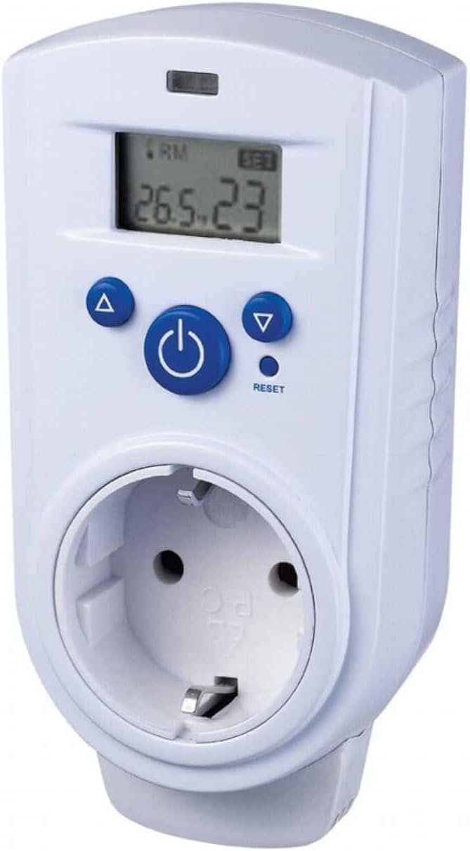 Steckdosen-thermostat ST35 Digital mit Fühler, zum Heizen & Kühlen, Universal