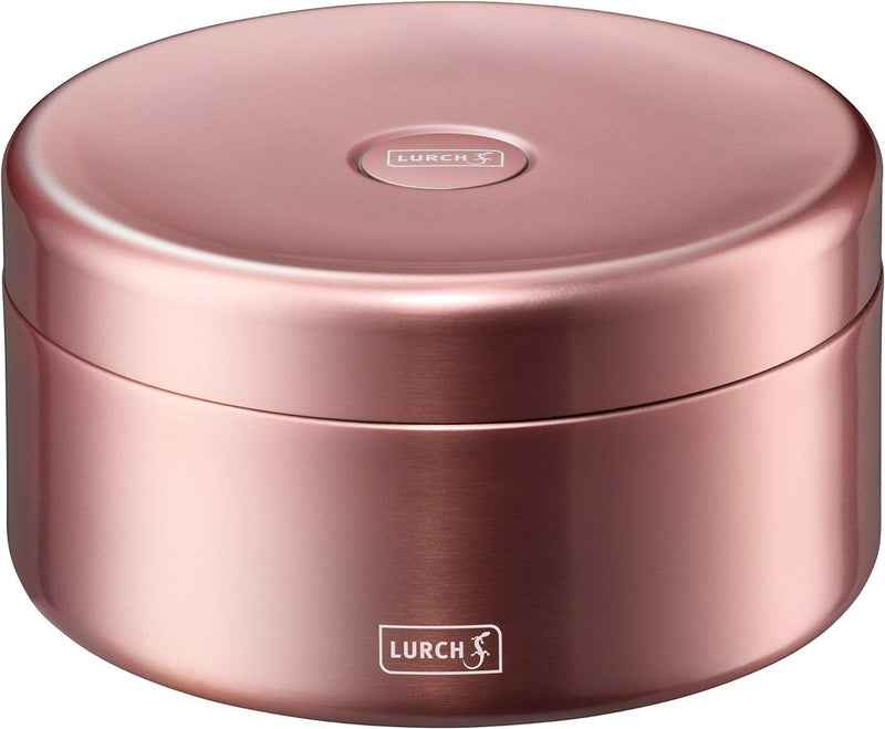 Lurch 240949 Isolier-Lunchbox aus doppelwandigem Edelstahl 0,1l, rosegold, Rosegold