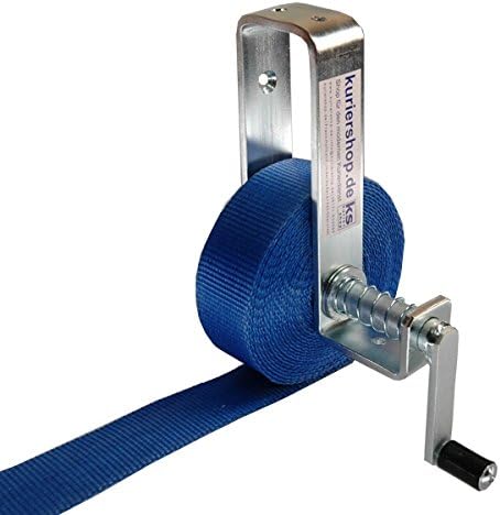 STRAPY® - DER Spanngurtaufroller - mit Edelstahl-Halteplatte (ohne Magnete) Bordwandhalter - Gurtwic