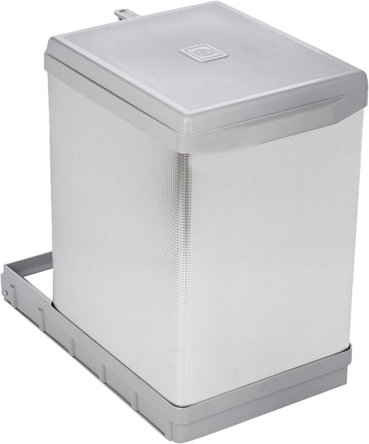 ELLETIPI Tower pal609/1All.Ausziehbarer Abfalleimer Automatische für Base, Kunststoff und Aluminium,