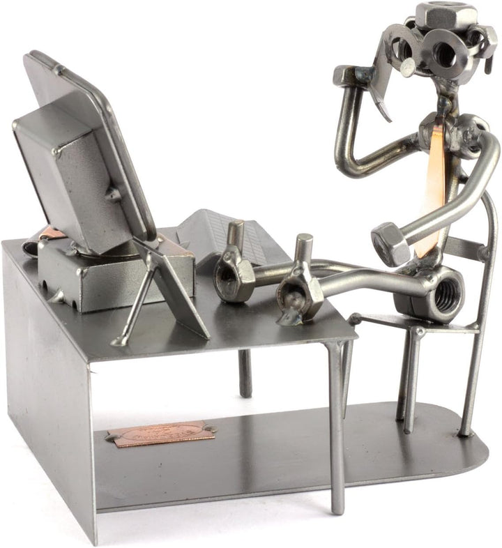 Steelman24 I Schraubenmännchen PC-Pause I Made in Germany I Handarbeit I Geschenkidee I Stahlfigur I