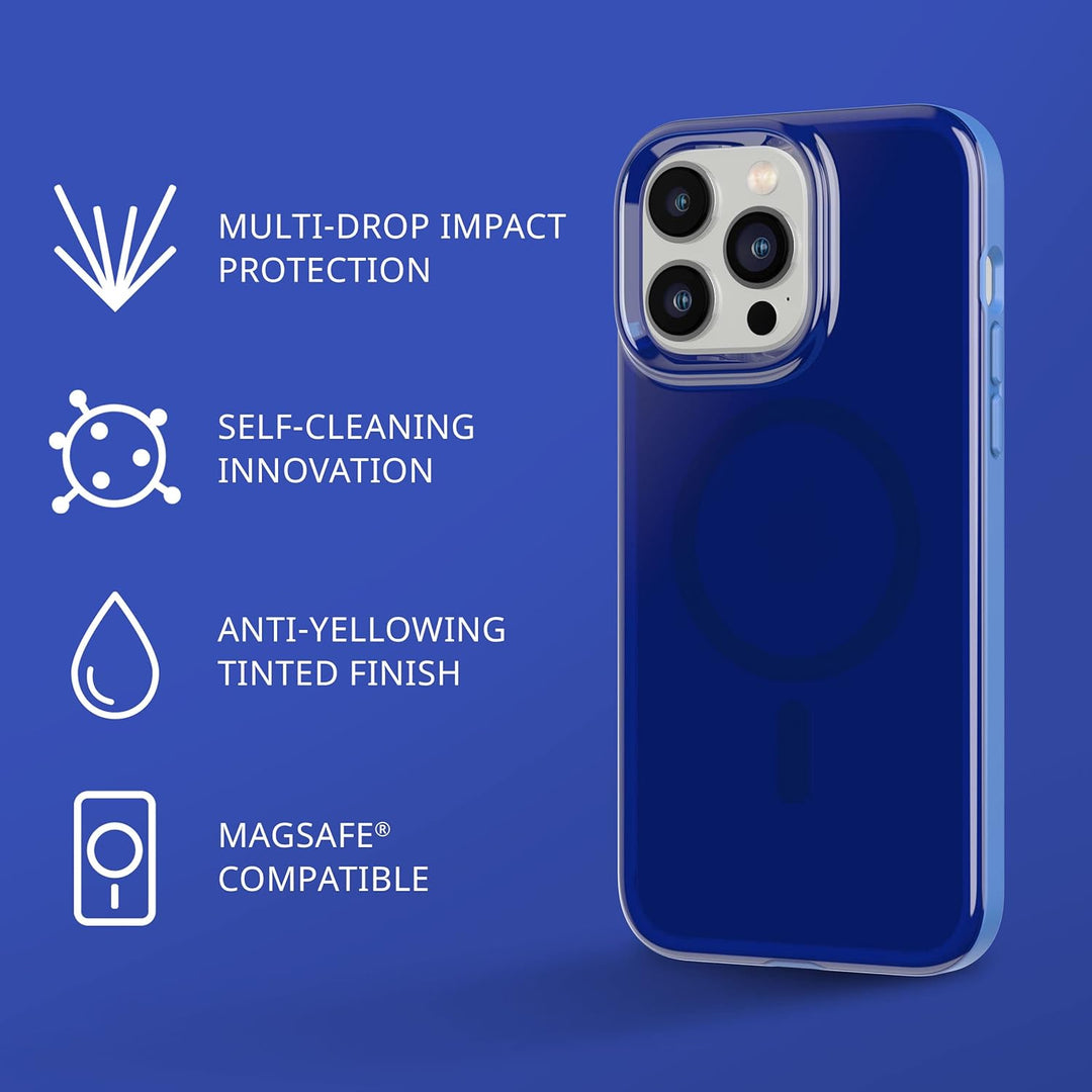 tech21 iPhone 14 Pro Max Evo Tint kompatibel mit MagSafe® - Stossdämpfende & Kratzfeste getönte Hand