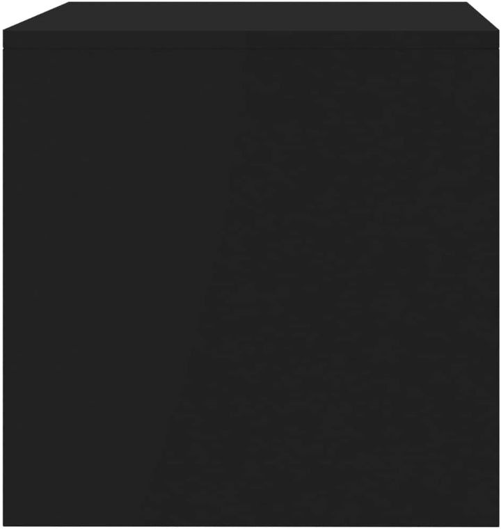 homiuse TV-Schrank Schwarz 80x40x40 cm Holzwerkstoff TV Board Fernsehschrank Fernsehtisch TV Lowboar