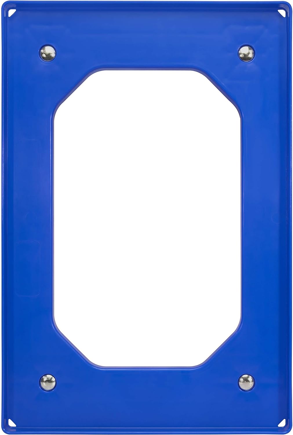10 Stück Transportroller für Kisten 60 x 40 cm mit 4 Lenkrollen in blau