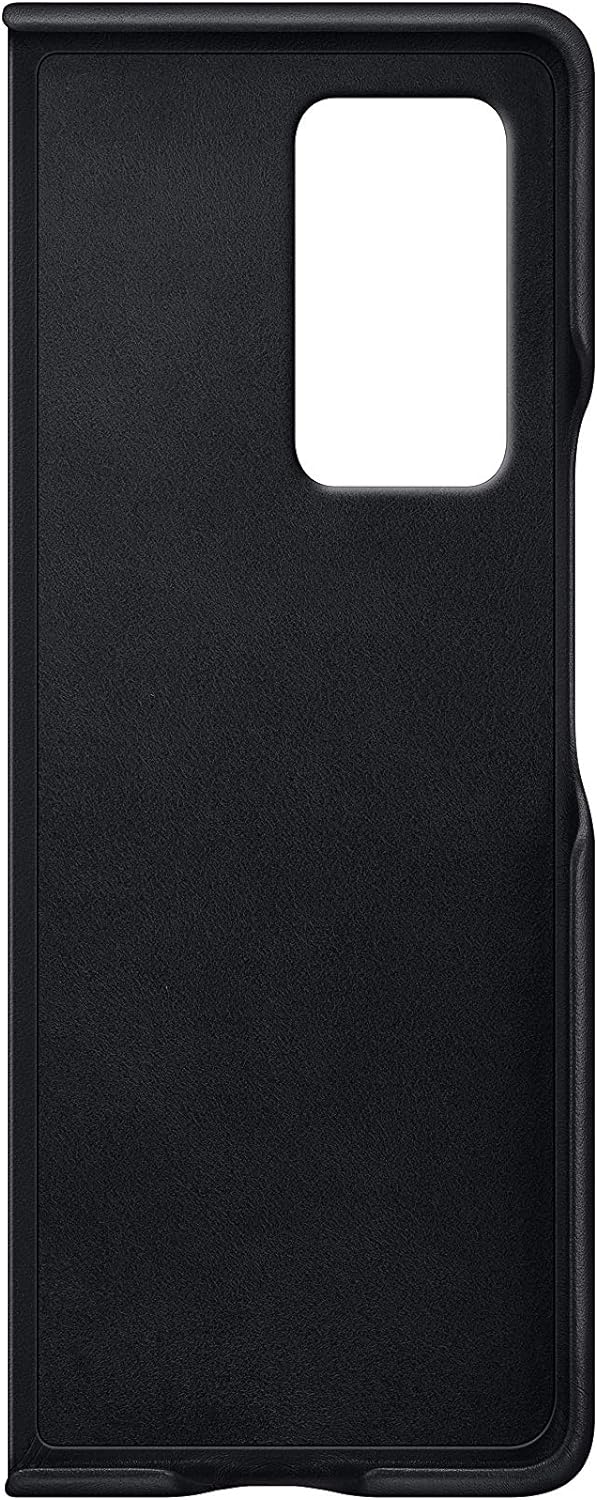 Samsung Leather Smartphone Cover EF-VF916 für Galaxy Z Fold2 5G Handy-Hülle, echtes Leder, Schutz Ca