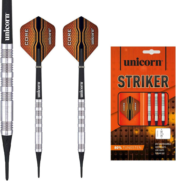 Unicorn Core XL Striker Soft Dart, 80% Tungsten, 17g