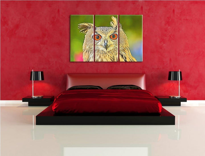 Nachdenklicher Eisbär Spezial 3-Teiler Leinwandbild 120x80 Bild auf Leinwand, XXL riesige Bilder fer