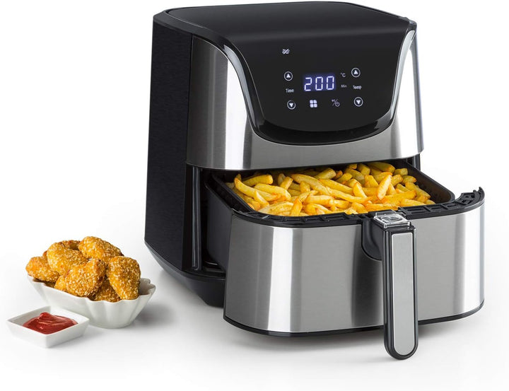 Klarstein Aero Vital deluxe - Heissluftfritteuse, Fritteuse, 1700 Watt, 5,4 Liter Volumen, LCD-Touch