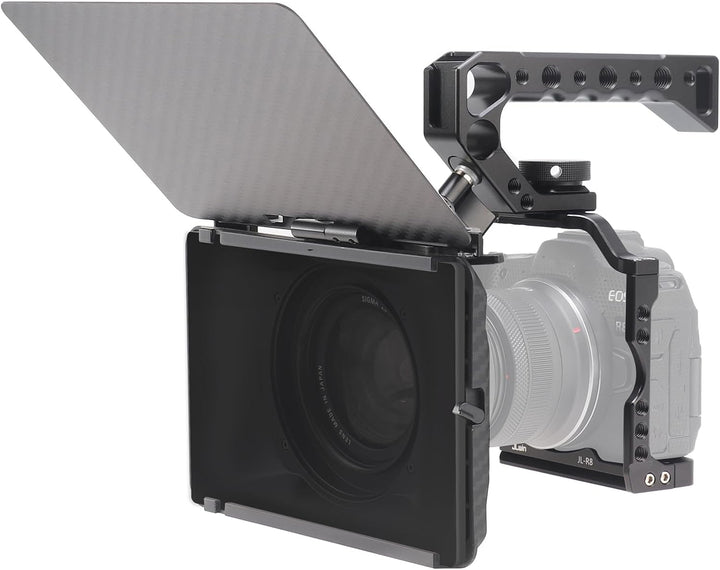 FOTGA Kamerakäfig für Canon EOS R8 Kamera, Aluminium Video Vlogging Käfig Stabilisator Rig mit Kalts