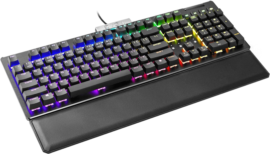 EVGA Z15 RGB Mechanische Gaming-Tastatur (linearer Schalter) RGB Hintergrundbeleuchtung LED, Hot Swa