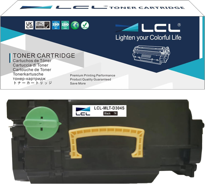 LCL Kompatibel Toner 304S MLT-D304S (1Schwarz) Ersatz für Samsung M4530ND M4530NX M4583FX RegularYie