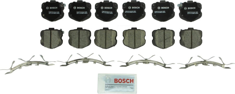 Bosch BC1419 QuietCast Premium Keramik-Scheibenbremsbelagsatz, für Chevrolet Corvette 2006–2013, vor