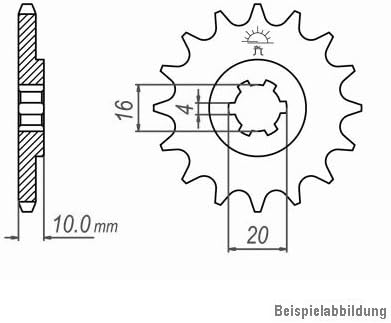 Kettensatz/Kettenkit GZ 125 Marauder, 1998-2011, Typ AP, DID X-Ring (VX gold&black) extra verstärkt