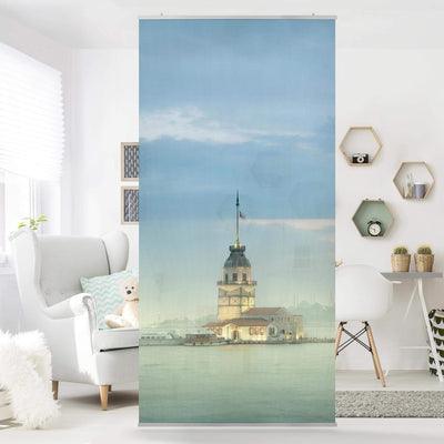 Bilderwelten Raumteiler Maidens Tower 250x120cm ohne Halterung 250x120cm without hanger, 250x120cm w