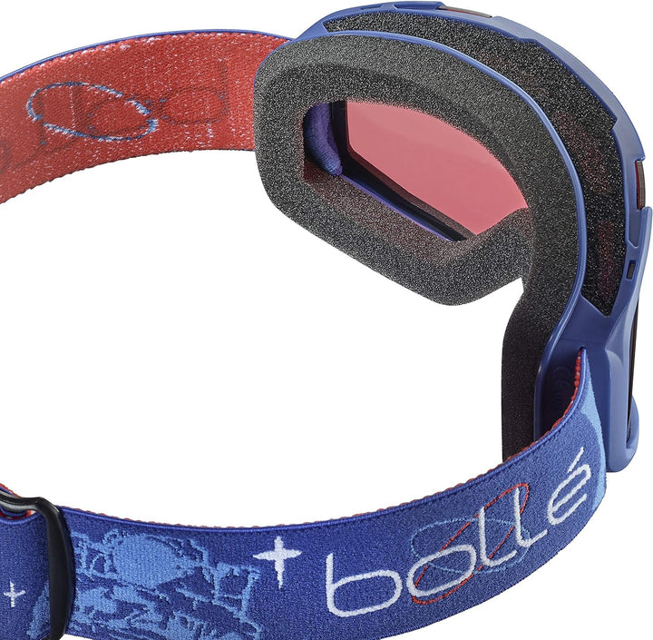 bollé - ROCKET Blue Aerospcae Matte - Rosy Bronze Kat 3, Skibrille, Medium, Unisex Kinder