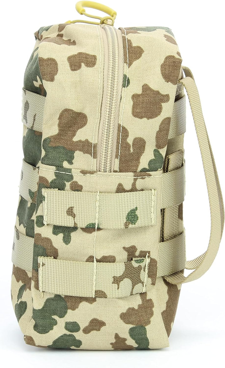 Zentauron Reissverschlusstasche Small mit MOLLE-System I BW-Tasche, Rucksack Zusatztasche aus Cordur
