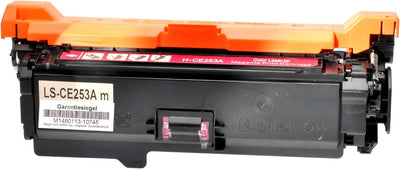 Logic-Seek 5 Toner kompatibel mit HP CLJ CP 3525 Serie CE 250X - CE251A - CE252A CE253A - Schwarz je