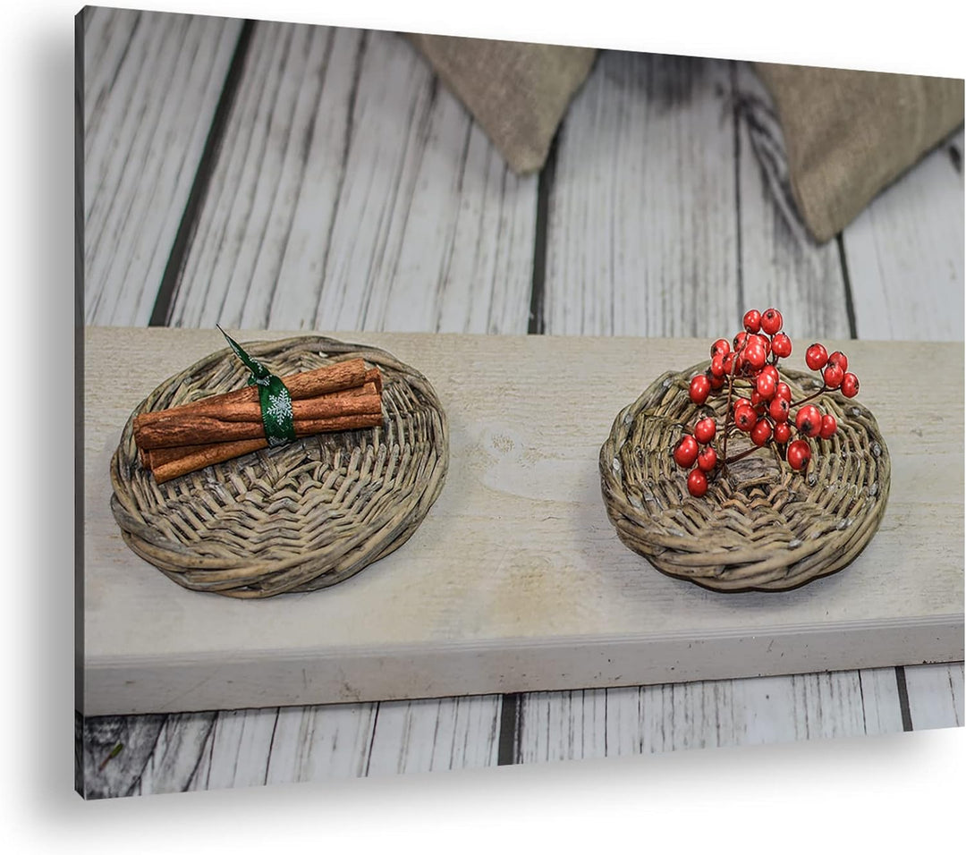 deyoli Geschenke des Herbstes Format: 80x60 als Leinwandbild, Motiv fertig gerahmt auf Echtholzrahme