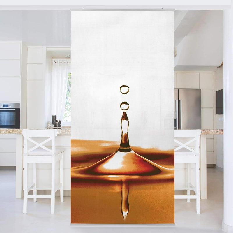 Bilderwelten Raumteiler Gold Drop 250x120cm ohne Halterung 250x120cm without hanger, 250x120cm witho