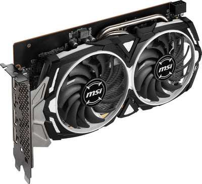 MSI Radeon RX 6600 ARMOR 8G Gaming Grafikkarte - AMD RX 6600, GPU 2044/2491 MHz, 8000MB DDR6 Speiche