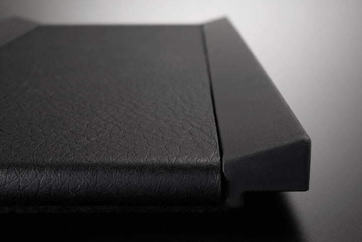 SIGEL SA534 Stifteschale Cintano, Lederimitat, schwarz, 20 x 10 cm, Stifteschale