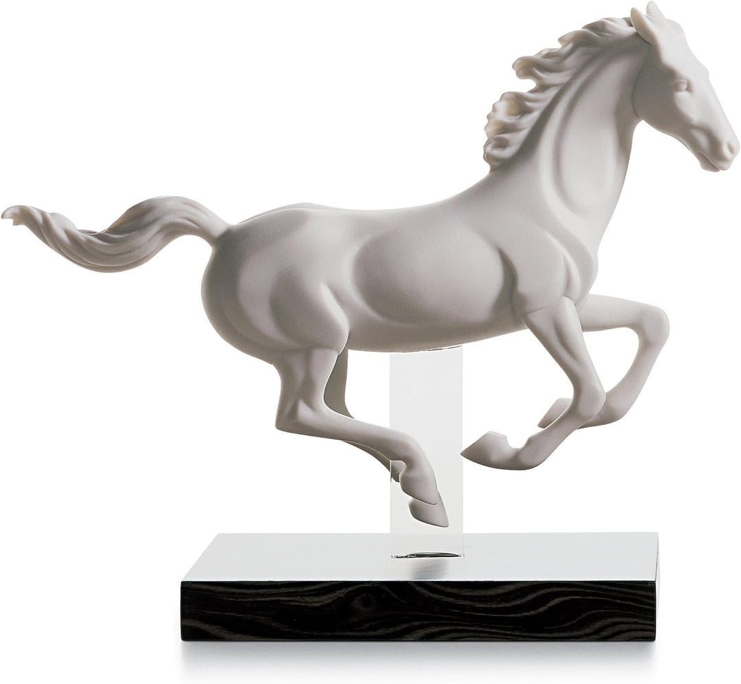 LLADRÓ Pferde-Figur Galopp I. Pferd. Porzellan.