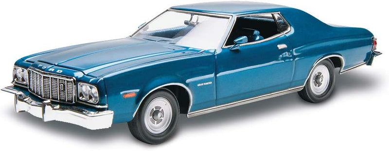 Revell 14412 76 Ford Gran Torino detailgetreuer Modellbausatz, Autobausatz 1:25, Mehrfarbig