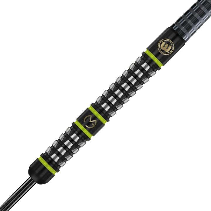 Winmau MvG Acclaim Dartpfeile mit Wolfram-Stahlspitze, 25 g, Set mit Flights und Schäften Einzelbett