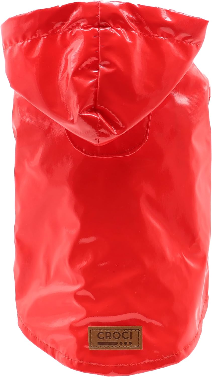 Croci C7274479 Regenmantel Raindrop Cherry, 40 cm Cherry 40 cm, Cherry 40 cm