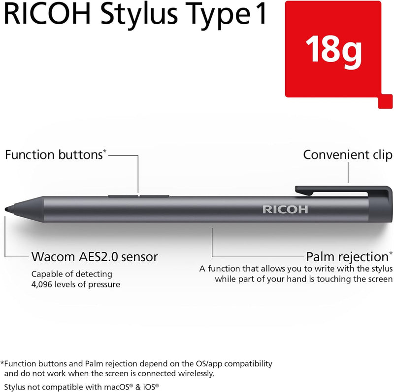 RICOH Monitor Stylus Stift Typ 1