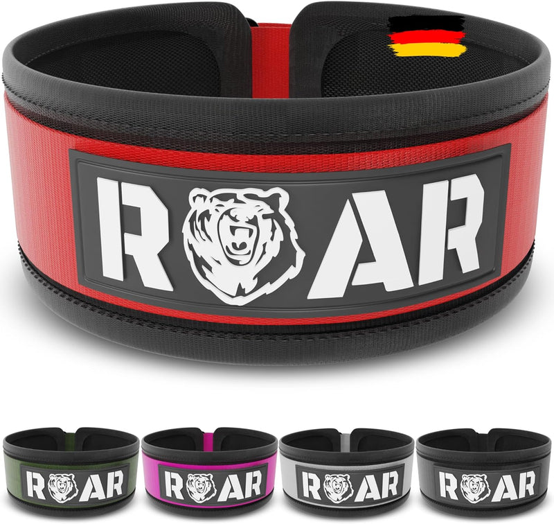 Roar® Gewichthebergürtel Herren und Damen, Lifting Belt for Gym, Powerlifting Gürtel Gewichtheben, W