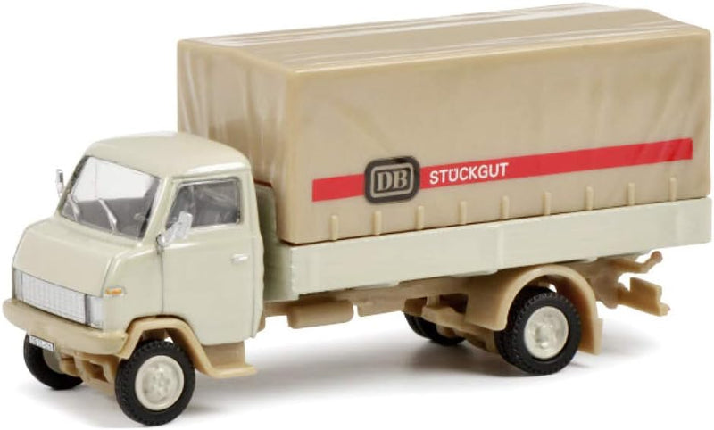 Schuco 452655300 H0 Mercedes Benz, Volkswagen, Hanomag 3er-Set DB Stueckgut MB L322, Hanomag F55, VW