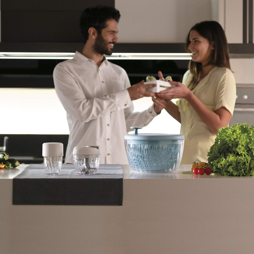 Guzzini - Kitchen Active Design, CHOP&STORE Manueller Müsezerkleinerer - Weiss, Ø 11,5 x h11 cm | 36