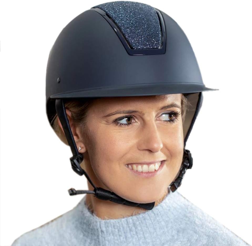 USG Reithelm Comfort Jewel mit Glitzer besetzt L navy, L navy