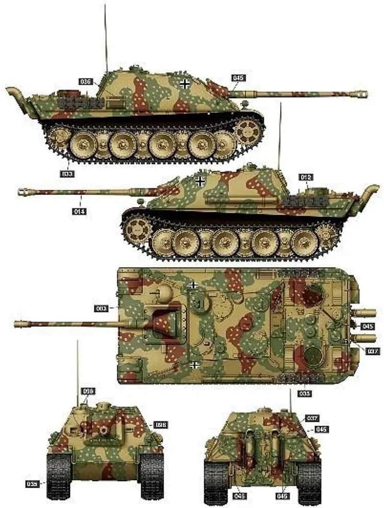RYE FIELD Sd.Kfz.173 Jagdpanther G2 Roggenfeldmodell | RM-5031 - Deutsches Panzermodell im Massstab