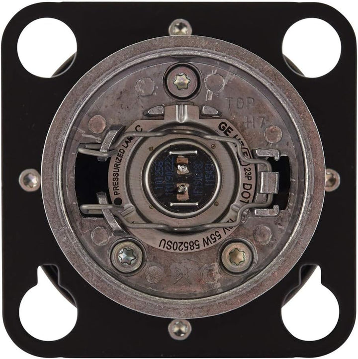 HELLA - Halogen/DE-Hauptscheinwerfer - Premium 50 - 12V - rund - Einbau - Lichtscheibenfarbe: transp