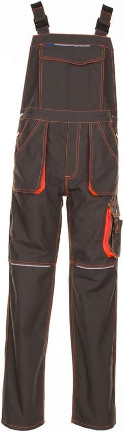 Planam Grösse 110 Unisex Basalt Neon Latzhose Oliv orange Modell 6232 Oliv/Orange 110, Oliv/Orange 1