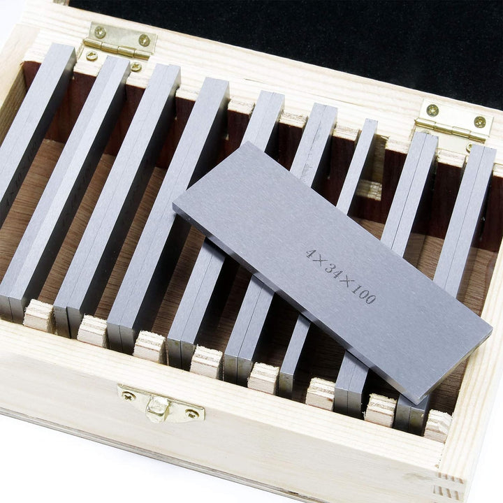 Parallelunterlagen Set 18-teilig 100mm 9 Paar Schraubstockunterlage Fräsunterlage