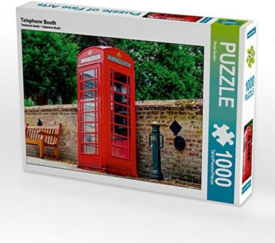 CALVENDO Puzzle Telephone Booth 1000 Teile Lege-Grösse 64 x 48 cm Foto-Puzzle Bild von Peter Roder,