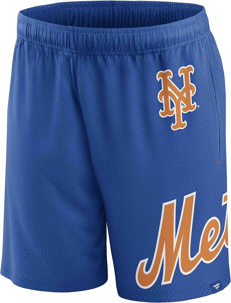 Fanatics - MLB New York Mets Mesh Shorts Farbe Blau M Blau, M Blau