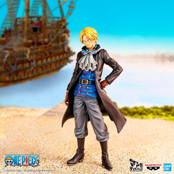 Banpresto BP19392 One Piece Actionfigur Sabo, Grandist (Manga Dimensions), 28 cm, Mehrfarbig
