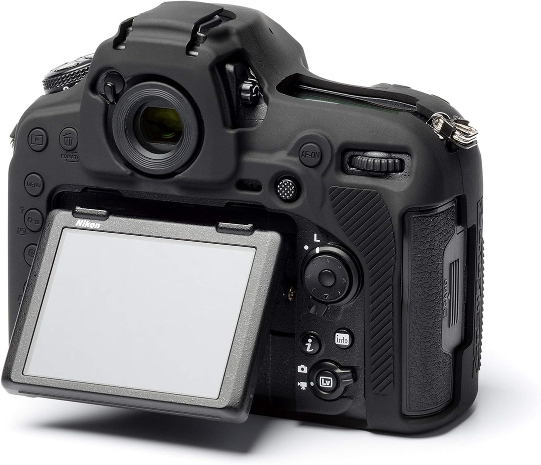 easyCover - Silikon Kameratasche - Schutz für Ihre Kamera - Nikon D850 - Schwarz