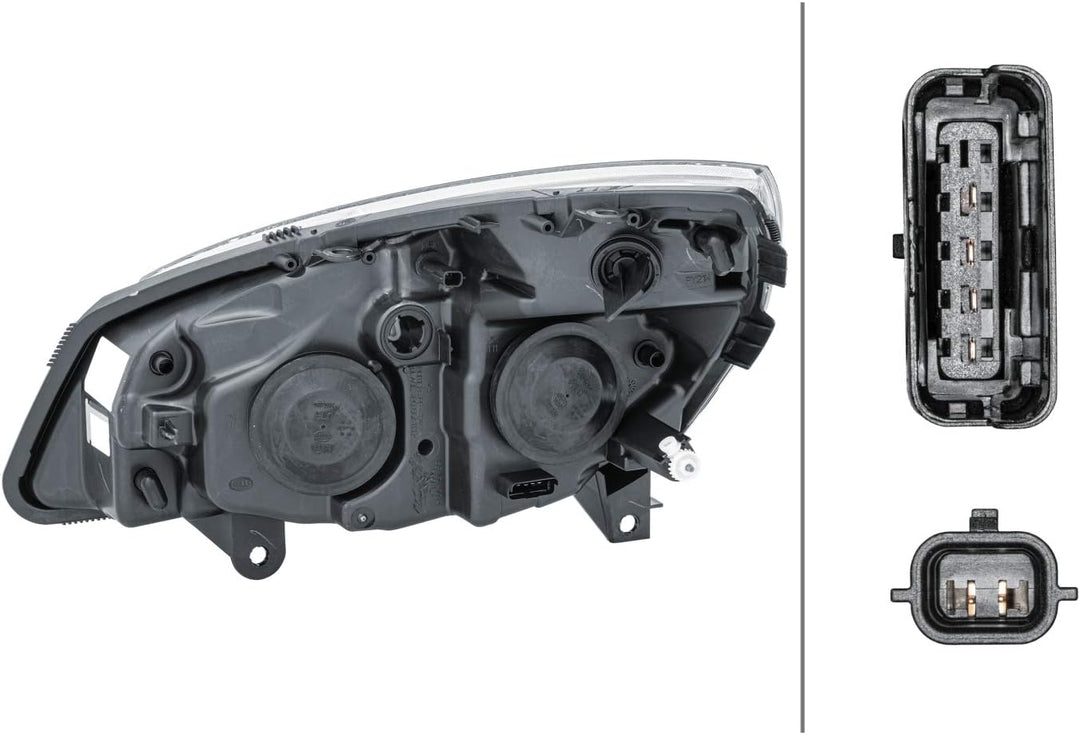 HELLA 1EG 008 862-181 Halogen-Hauptscheinwerfer - rechts - für u.a. Renault Scénic II (Jm0/1_) Recht