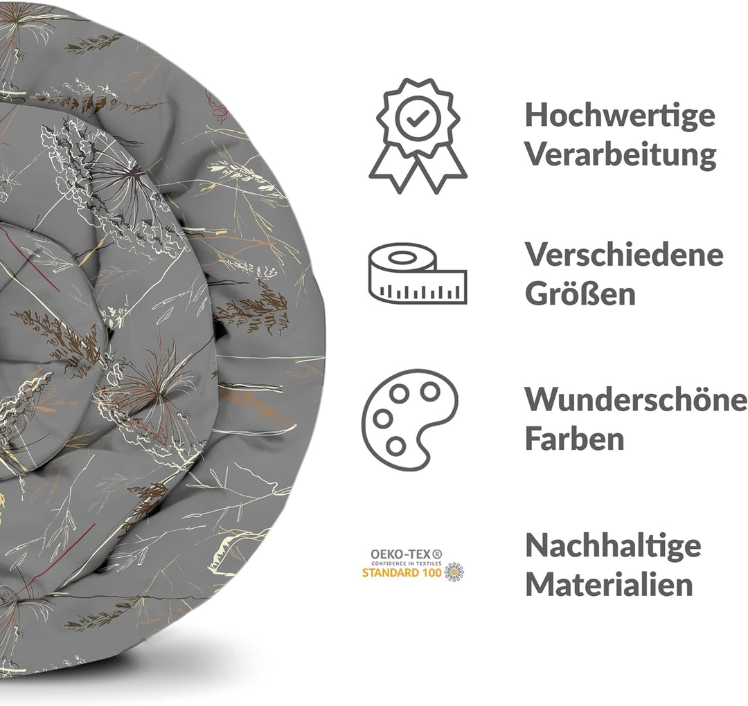 Gravity Gewichtsdecke Bezug - Schlaufen Bezugssystem mit Reissverschluss Baumwolle Deckenbezug für E