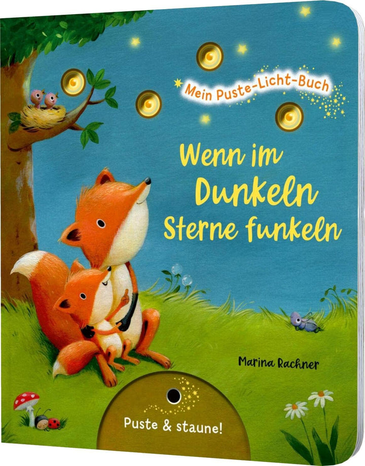 Vtech Baby Fütter Mich Dino – Sprechender Dinosaurier & Mein Puste-Licht-Buch: Wenn im Dunkeln Stern