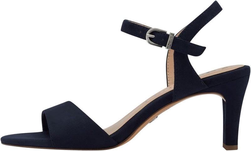 Tamaris Damen Sandaletten, Frauen Sandalen,TOUCHit-Fussbett 36 EU Navy, 36 EU Navy